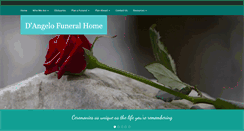 Desktop Screenshot of dangelofuneralhome.com